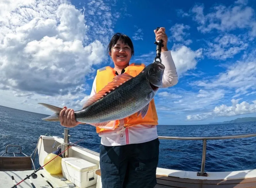 船上での釣果・マダイ