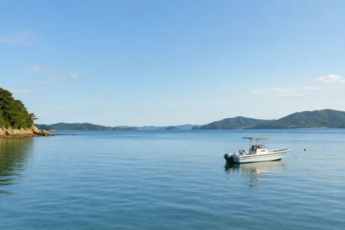 穏やかな三河湾